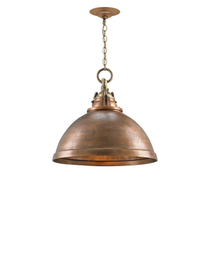 Admiral Pendant In Copper & Antique Brass