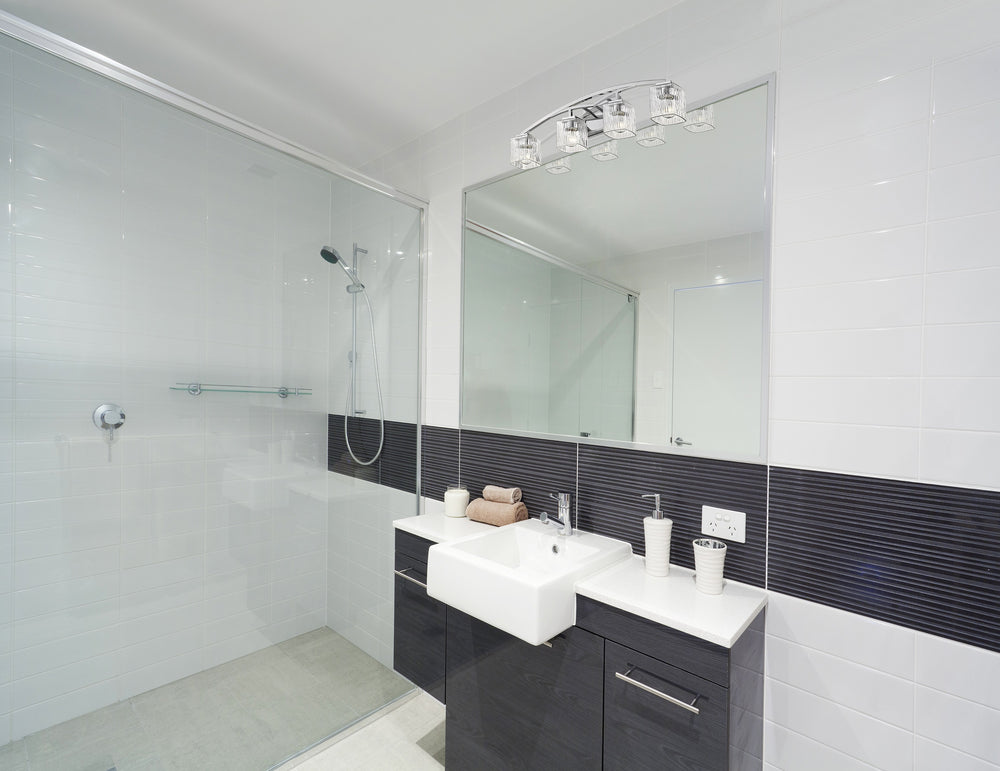Zaid 4 Light Vanity in Chrome Finish