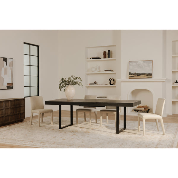 Moe's Monte Dining Chair Beige - Set of Two