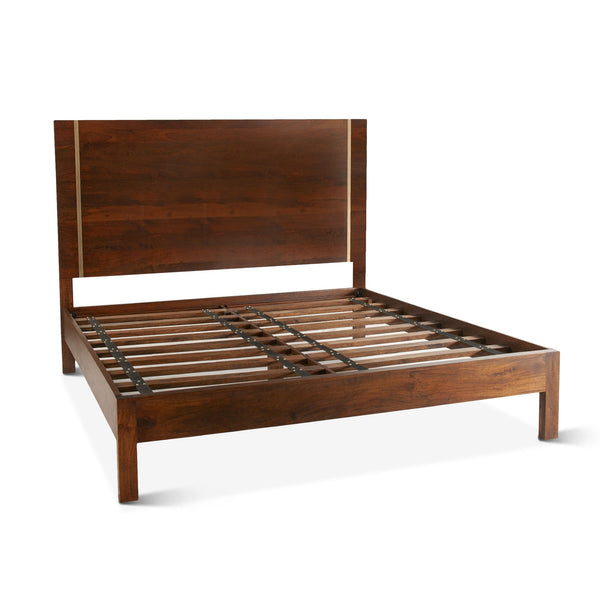 Cosmopolitan King Bed, Honey Brown