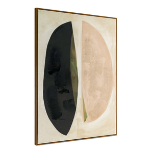 Sage Framed Painting with Solid Wood Frame
