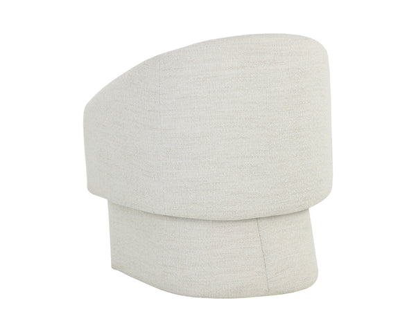 LAURYN LOUNGE CHAIR - MERINO PEARL