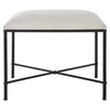 Avenham Small Black Framed Bench