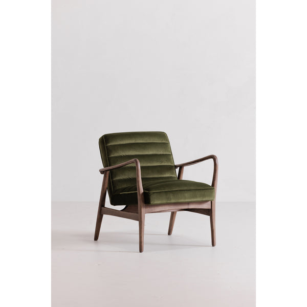 Anderson Armchair in Dark Ivy Velvet