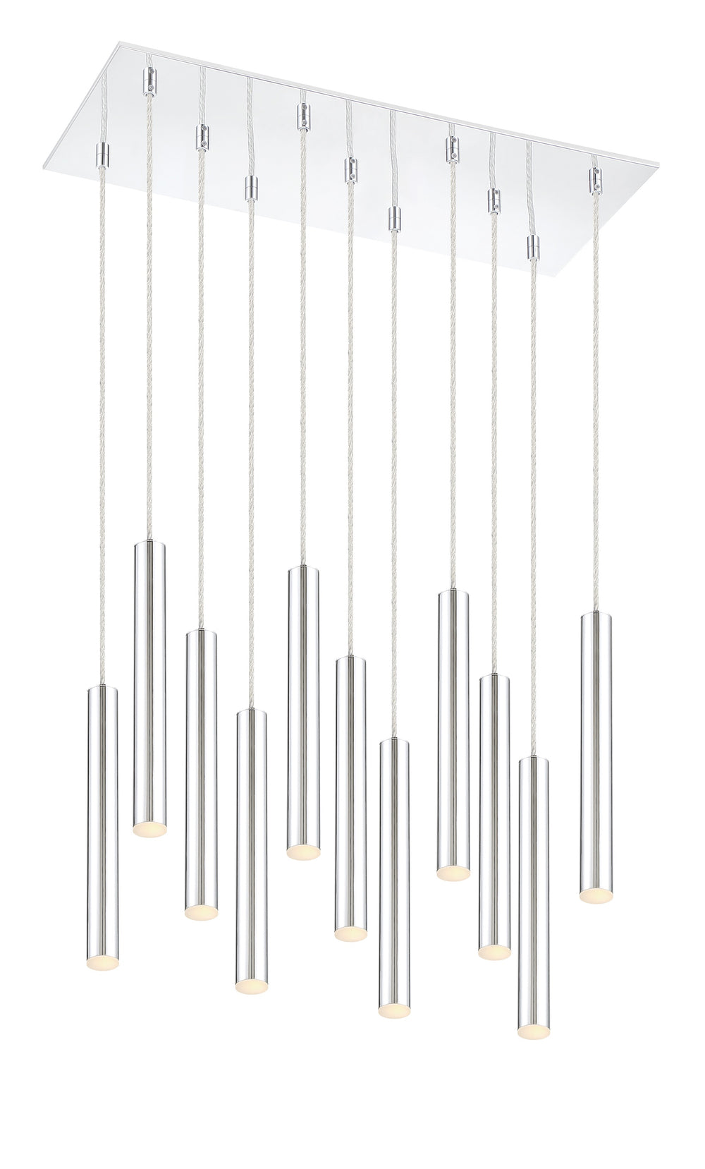 Forest 11 Light Island/Billiard in Chrome Finish
