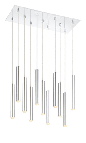 Forest 11 Light Island/Billiard in Chrome Finish