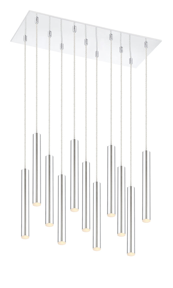 Forest 11 Light Island/Billiard in Chrome Finish