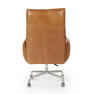 Lionel Desk Chair - Chaps Saddle