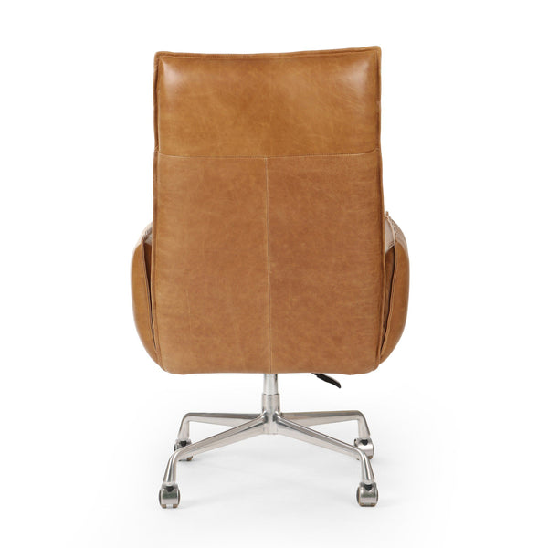 Lionel Desk Chair - Chaps Saddle