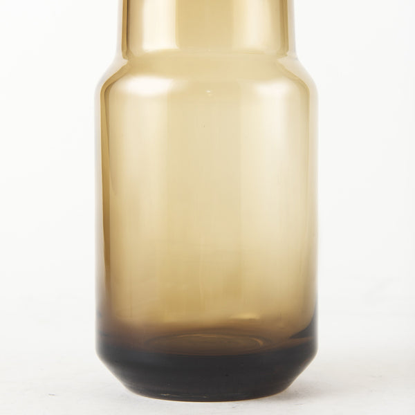Amrita 4.1L x 4.1W x 11.9H Golden Brown Glass Vase
