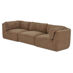 Matina Modular Sofa in Taupe Chenille