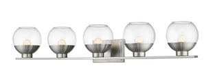 Osono 5 Light Vanity in Brushed Nickel Finish