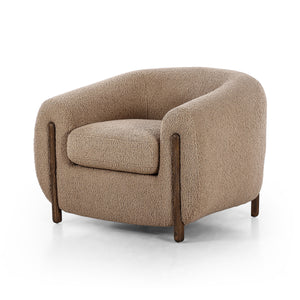 Lyla Chair In Sheepskin Camel