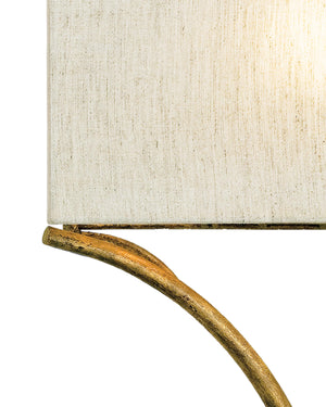 Cornwall Gold Wall Sconce In French Gold Leaf
