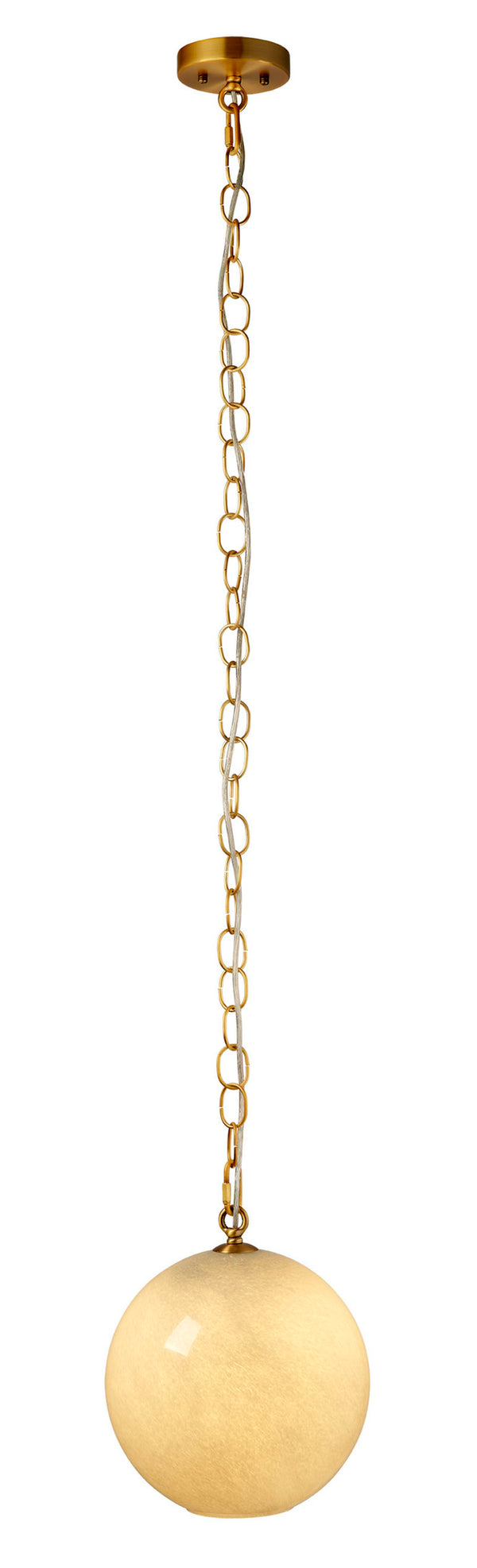 Camber 1-Light Glass Pendant, Blue