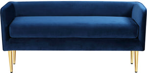Tim Bench In Navy Velvet