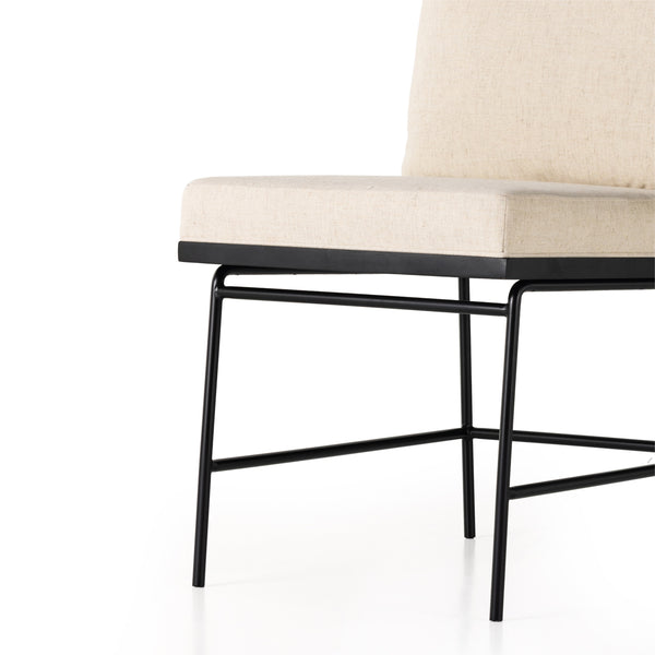 Crete Dining Chair In Savile Flax