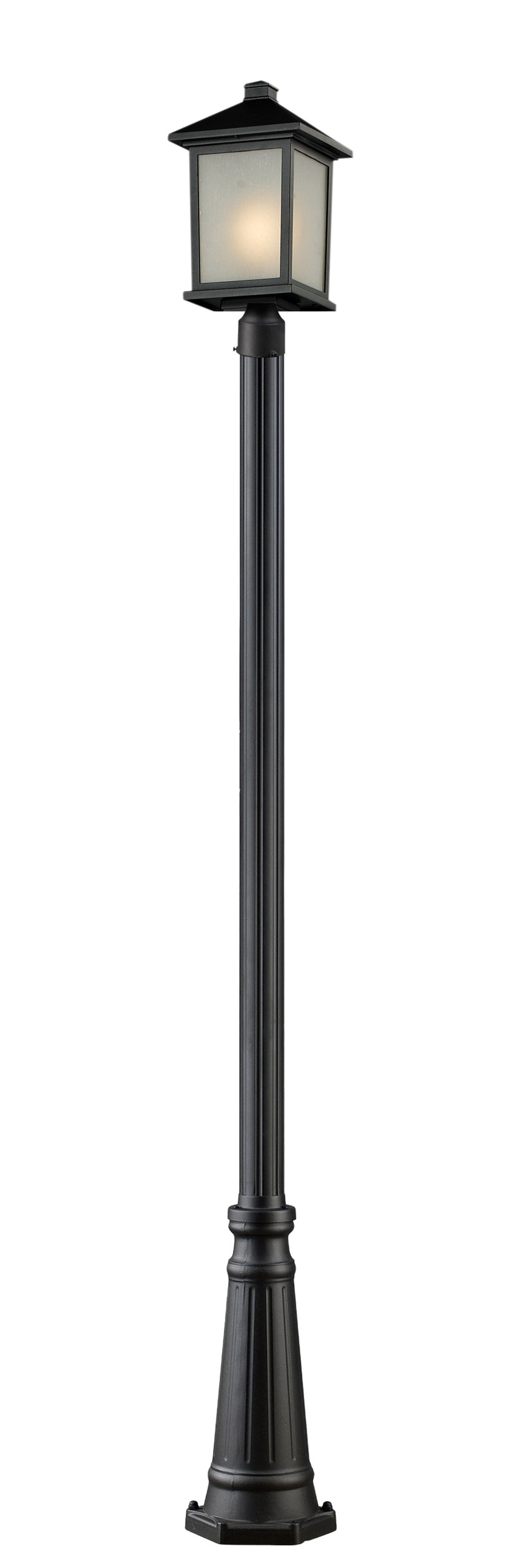 Holbrook Outdoor Post Light in Black Finish