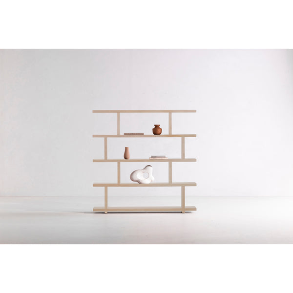 Miri Large Oak Shelf - Mid-Century Modern Style