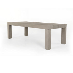 Sonora Outdoor Dining Table In 87" In Grey