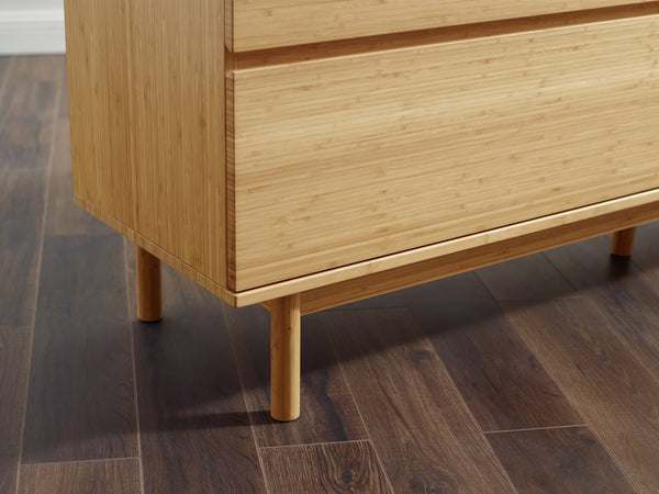 Monterey 4 Drawer Double Dresser, Wheat