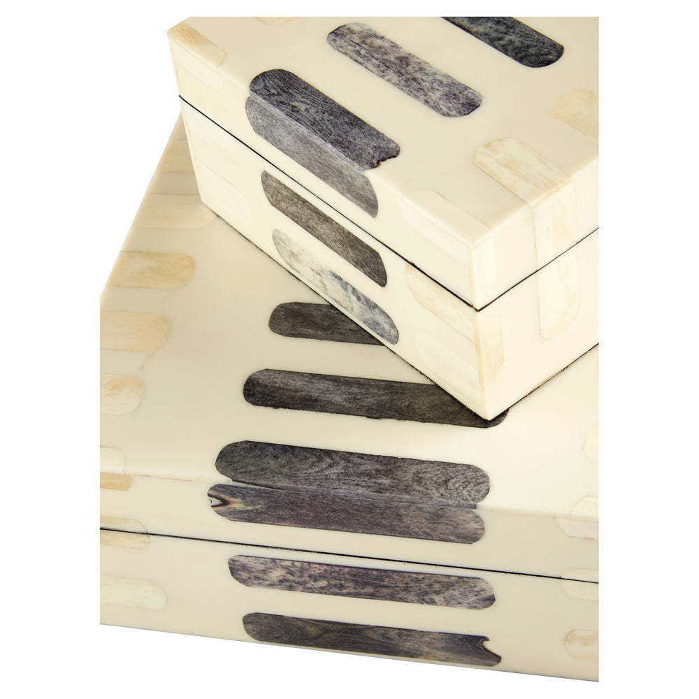 Manscala Container | Grey And Ivory - Small