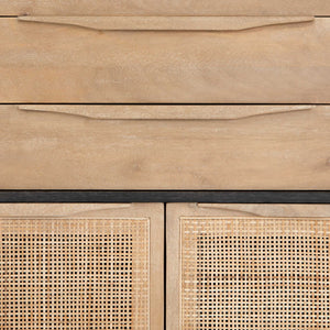 Sydney Tall Dresser in Black Wash