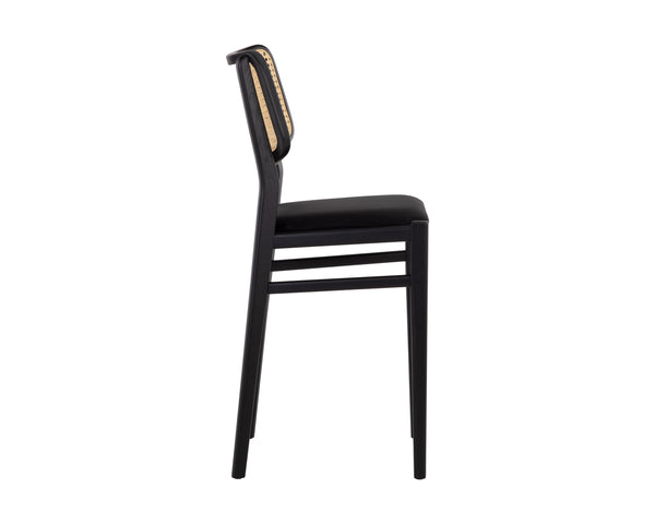 ANNEX COUNTER STOOL - ABBINGTON BLACK / NATURAL
