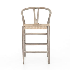 Muestra Bar Stool-Weathered Grey