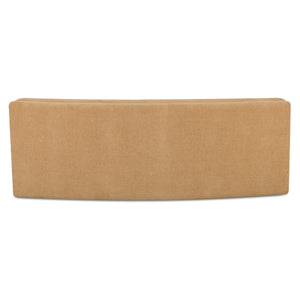Moe's Naomi Concave Sofa in Golden Yellow