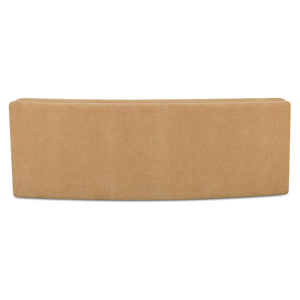 Moe's Naomi Concave Sofa in Golden Yellow