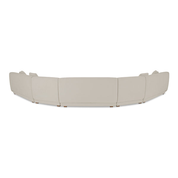 Fraser 5 Piece Modular Sectional in Off White