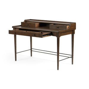 Moreau Writing Desk-Dark Toasted Oak
