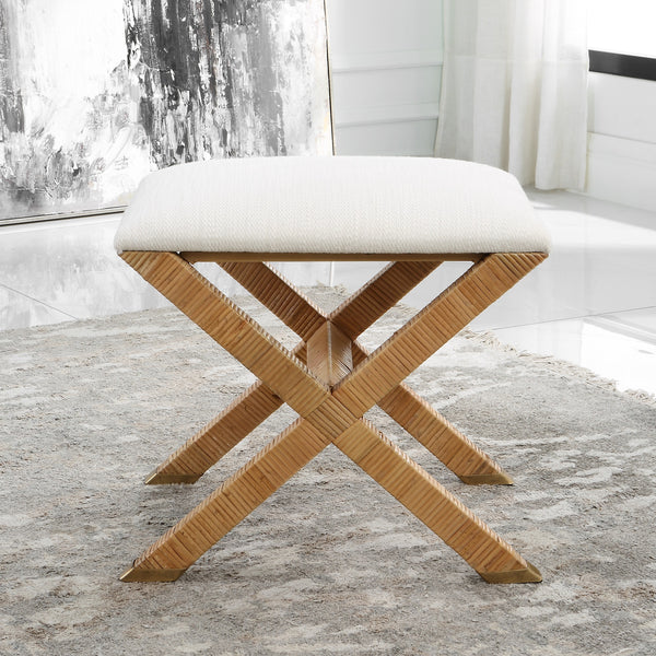 St. Tropez Rattan Small Bench