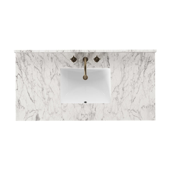 Millie Single Wide Vanity - Satin Drifted Black Veneer