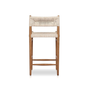 Lomas Bar + Counter Outdoor Stool - Vintage White