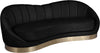 Jesse Sofa In Black Velvet