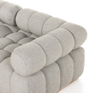 Roma Outdoor 5pc Sectional In Faye Ash
