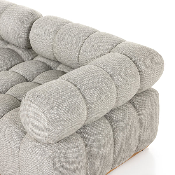 Roma Outdoor 5pc Sectional In Faye Ash