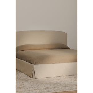 Joan Queen Storage Bed with Hydraulic Lift in Cream