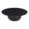 Bradbury Large Black Coffee Table, Acacia Wood