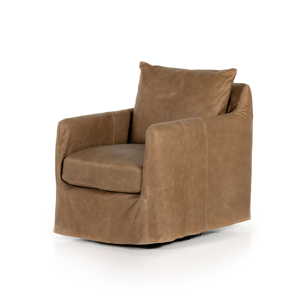 Banks Swivel Chair In Palermo Drift