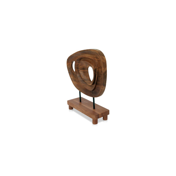 Saddler Natural Acacia Sculpture
