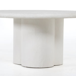 Grano Dining Table In Plaster Molded Concrete