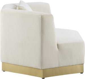 Dianna Chair In Cream Velvet