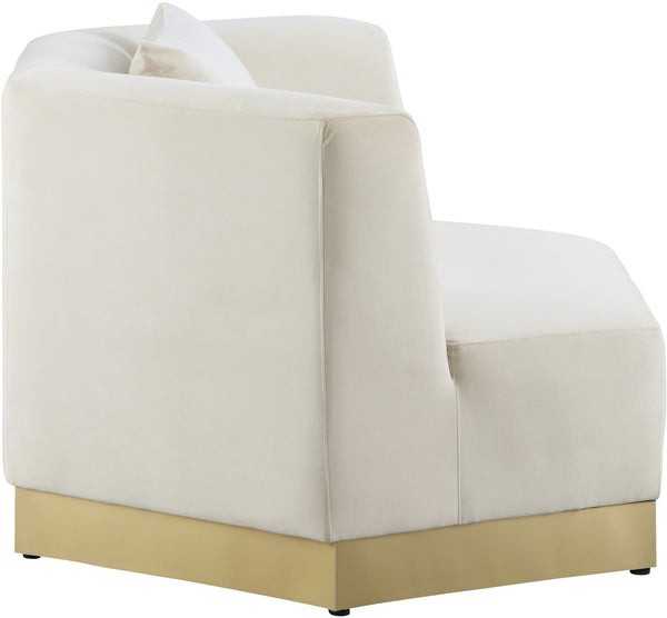 Dianna Chair In Cream Velvet