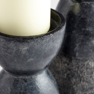 Lg Escalante Candleholder in Black