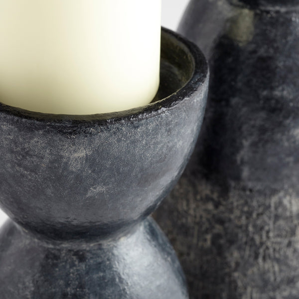 Lg Escalante Candleholder in Black