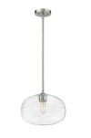 Harmony 1 Light Pendant in Brushed Nickel Finish