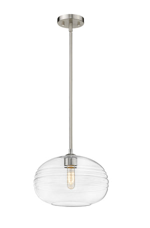Harmony 1 Light Pendant in Brushed Nickel Finish